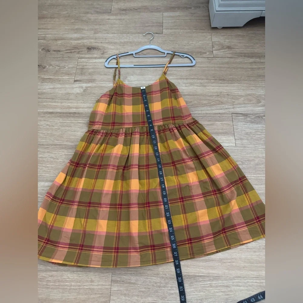 Madewell Plaid Babydoll Cami Dress - Picture 4 of 8